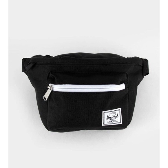 HERSCHEL Classics POP QUIZ HIP PACK 3.5L | Fanny pack black/white *NWOT * - Picture 1 of 4